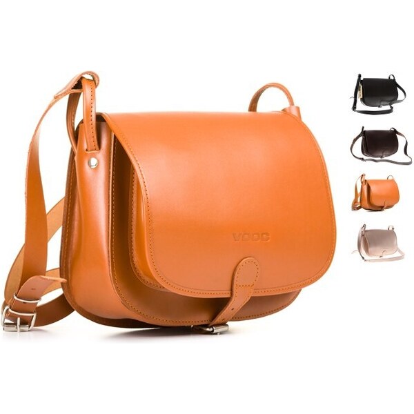 VOOC Kožená crossbody kabelka Vintage P27 138 37893647