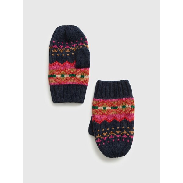 Červeno-černé dětské palčáky GAP 50536400