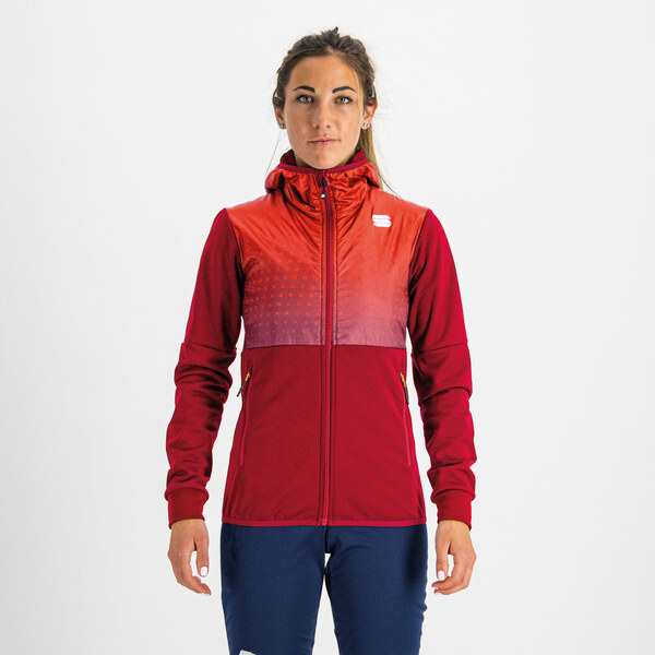 Sportful RYTHMO DÁMSKA bunda tmavoružová/grepfruit 58444441