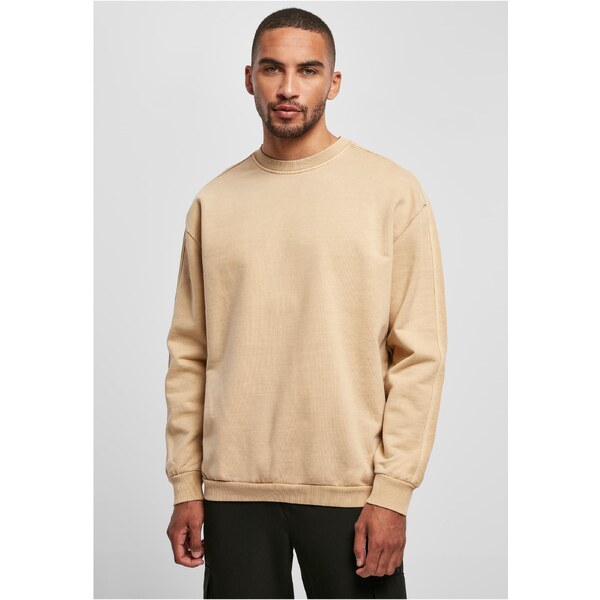 Urban Classics Heavy Terry Garment Dye Crew union beige 50670492