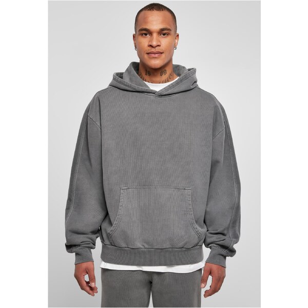 Urban Classics Heavy Terry Garment Dye Dark Hooded Shadow 66903351