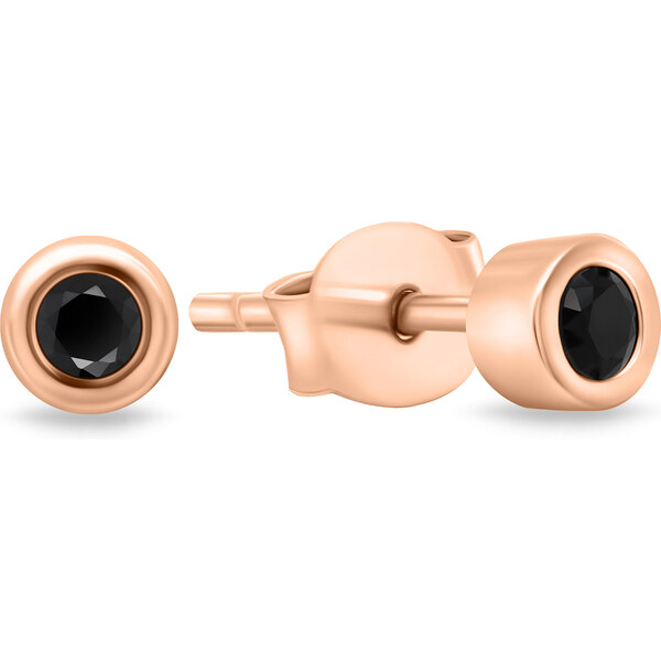 Brilio Silver Nadčasové bronzové náušnice so zirkónmi EA609RBC 66580479