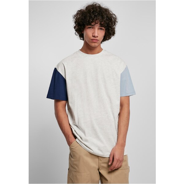 Urban Classics Organic Oversized T-Shirt Colorblock Light Grey 50549054