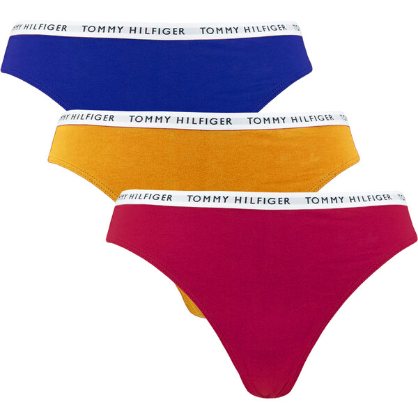 TOMMY HILFIGER - tangá 3PACK cotton essentials ital vine & gold - 36757846