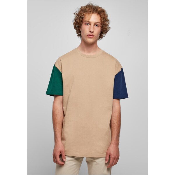 Urban Classics Organic oversized T-shirt Colorblock unionbeige 65371686