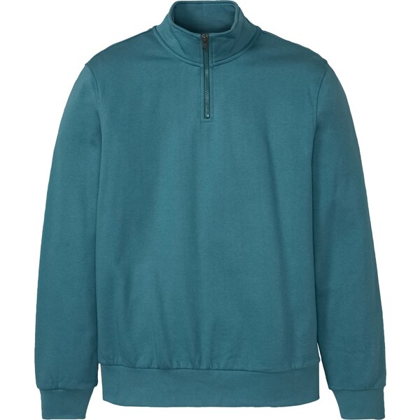 bonprix Mikina s golierom na zips, farba modrá 45572387