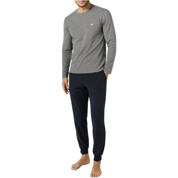 Pánske pyžamo 111789 2F720 12149 sivá/tm.modrá - Emporio Armani 36795977