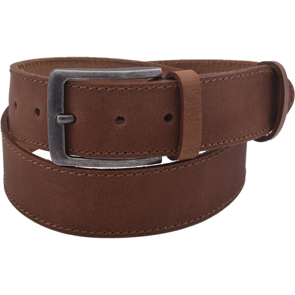 Mercucio Pánsky kožený opasok 747 svetlohnedý hunter šitý pracka 64508225