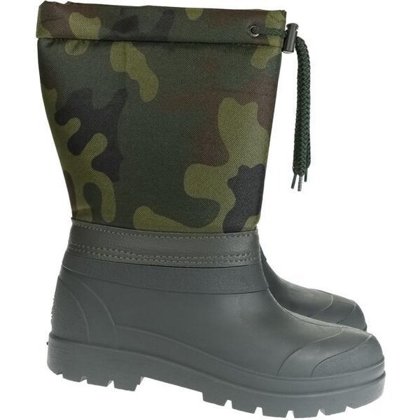 JOHN-C Pánske zateplené zelené gumáky VERMONT 36856041