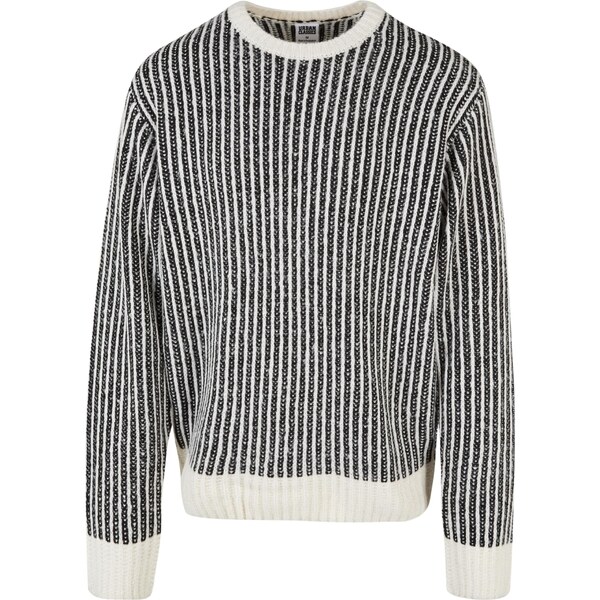 Urban Classics Sveter krémová / čierna 37187835