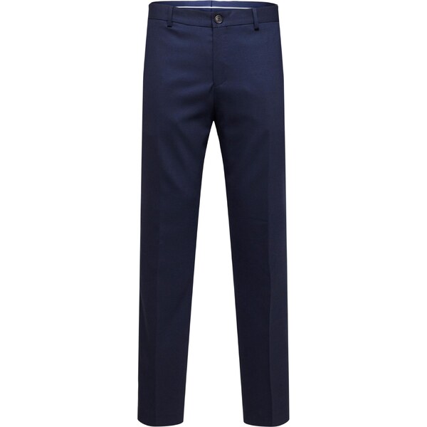 SELECTED Nohavice s pukmi SLHNeli námornícka modrá 37189016