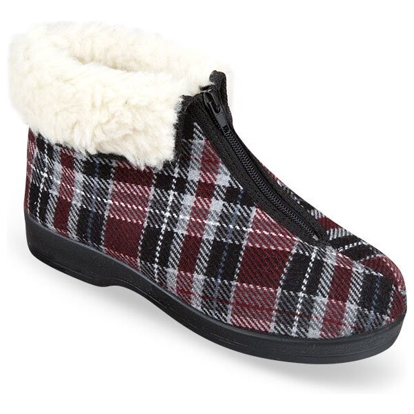 Mjartan Dámske celé papuče na zips- kožušinka K78 36888108