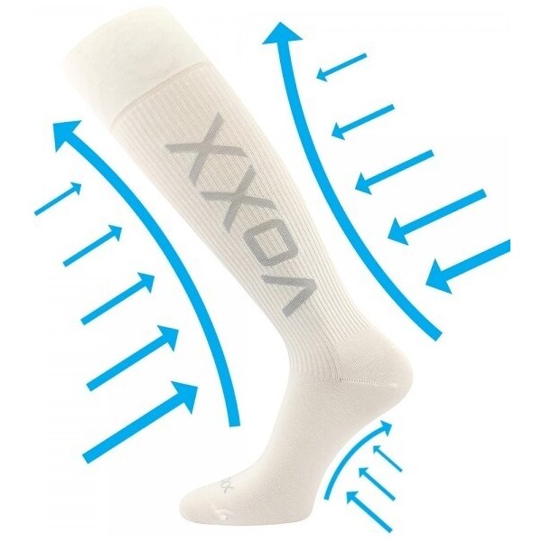 VENOM kompresné antibakteriálne podkolienky so striebrom VoXX Biela 35 36889960