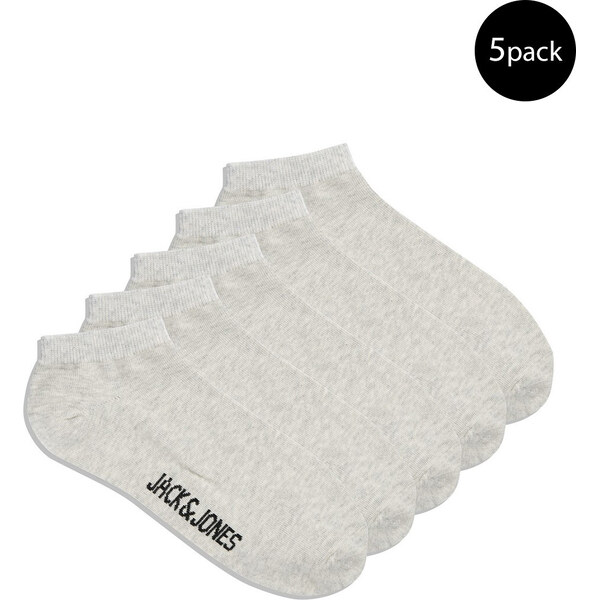 Jack & Jones pánske neviditeľné ponožky 5-pack 66818256
