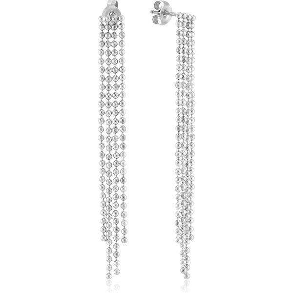 Troli Pôvabné dlhé oceľové náušnice VAAXF558S 66579661