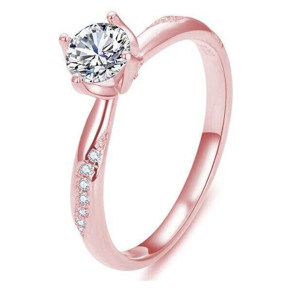 Olivie Strieborný zásnubný prsteň MAGIC ROSE 7169 37376698