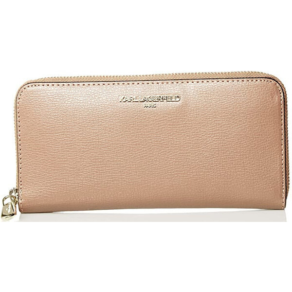 Karl Lagerfeld Paris Zip Around Wallet Almond 36947600