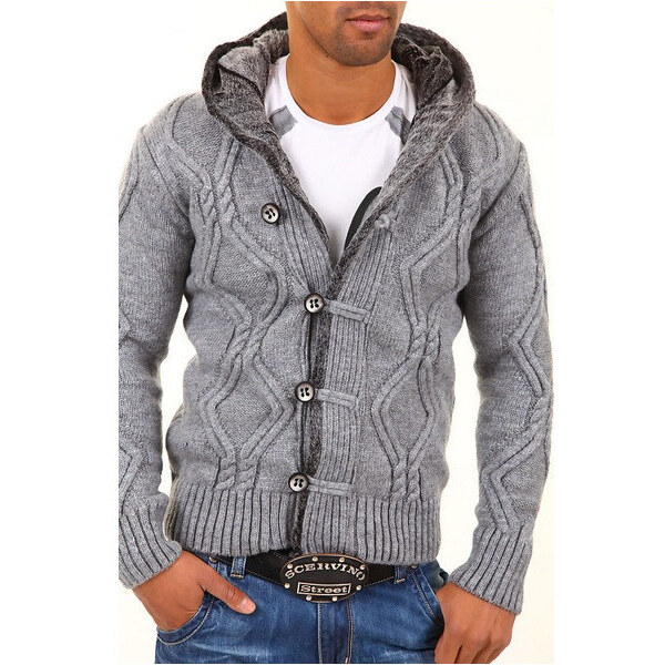 CARISMA sveter pánsky 7049 s kapucňou 36936358