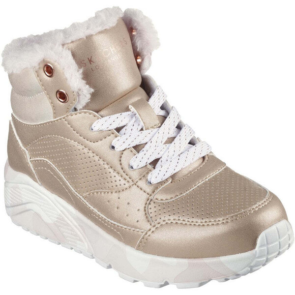 Skechers členková zimná obuv Uno Lite-Camo Dazzle 310485L/GDPK zlatá 46771666