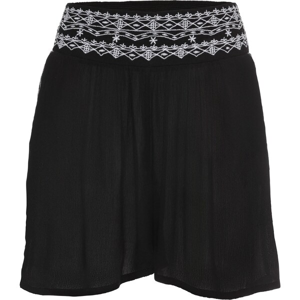 bonprix Krčené šortky z padavej viskózy, farba čierna 44742515