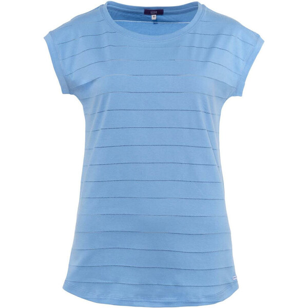 Glara Dámske tričko z organickej bavlny dierovaný vzor 36996293