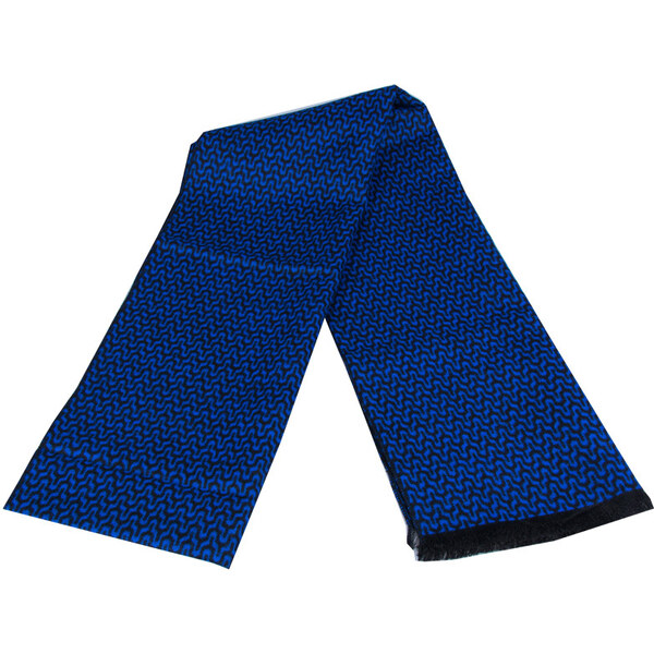 Pekný pánsky šál v modrom prevedení PNN56 37019091