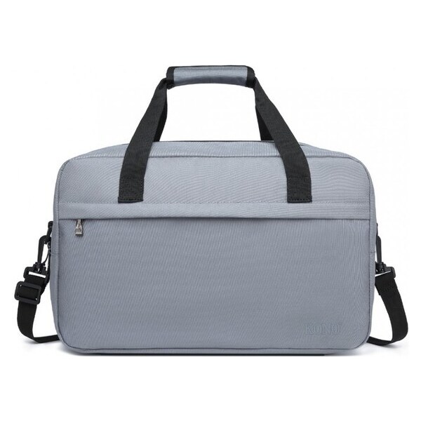 Cestovná taška KONO unisex stredná svetlosivá 37024978