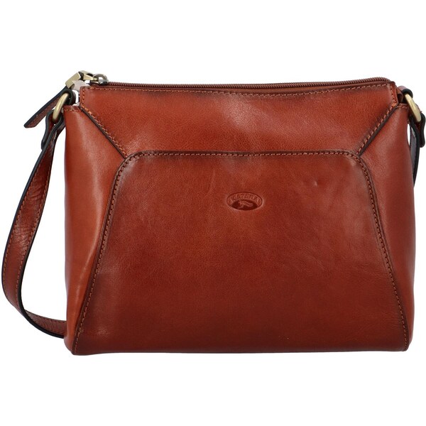 Dámska kožená crossbody kabelka hnedá - Katana Baylei hnedá 37115540
