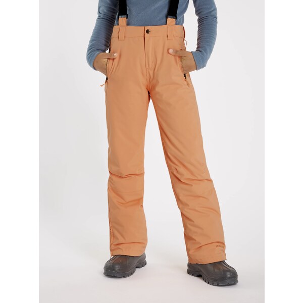 Dievčenské zimné lyžiarske nohavice Protest SUNNY svetlo oranžová 37039451