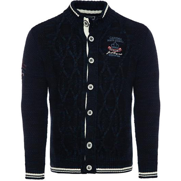 CARISMA svetr pánský 7806 zapínání na knoflíky 37052508