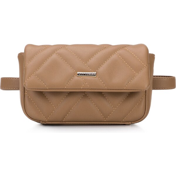 Wittchen Damska torebka nerka geometrycznie pikowana 95-3Y-517-9 66066801