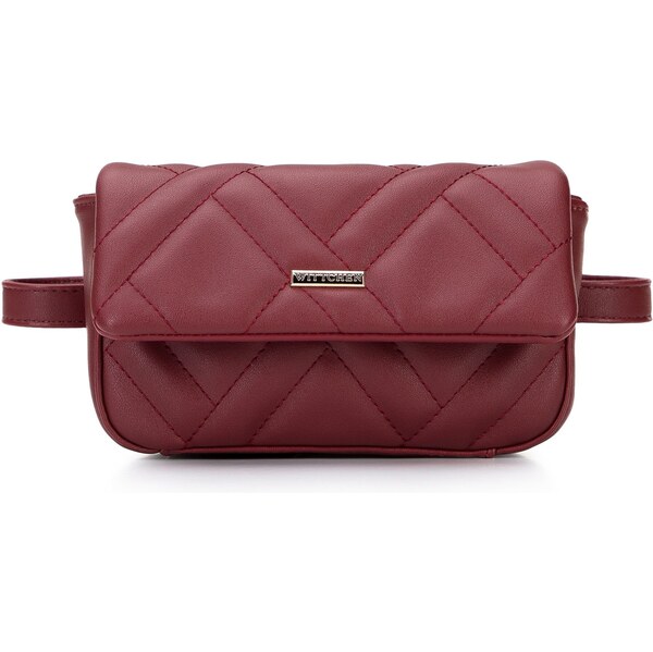 Wittchen Damska torebka nerka geometrycznie pikowana 95-3Y-517-3 66066802