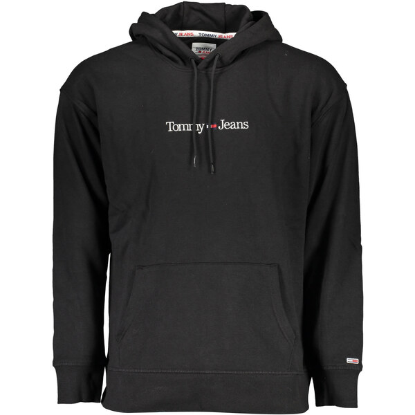 Tommy Hilfiger Tommy Jeans Mikina - TJM REG LINEAR HOODI čierna 64780602