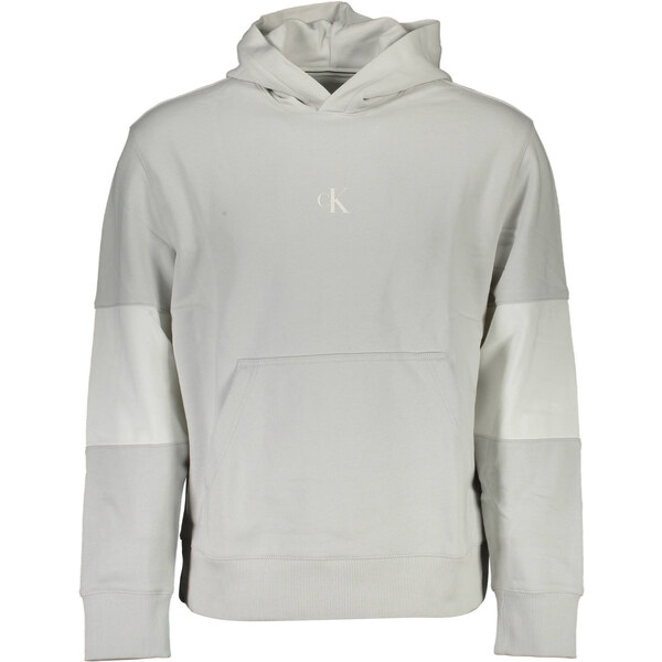 Calvin Klein sivá mikina s kapucňou 64710496