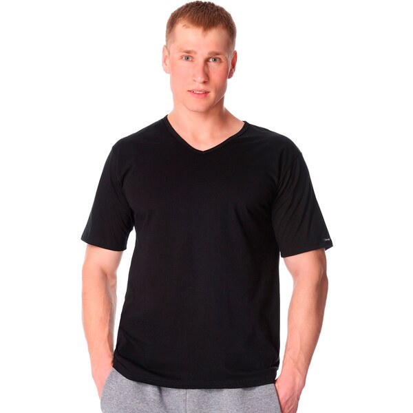 Pánske tričko 201 Authentic new black - CORNETTE 43568501