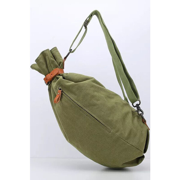 Glara Plátený batoh v army štýle 37068575