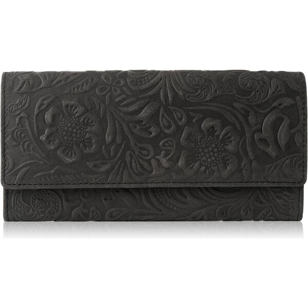 PAOLO PERUZZI Dámska kožená peňaženka RFID | čierna IN-35-BL 37040056