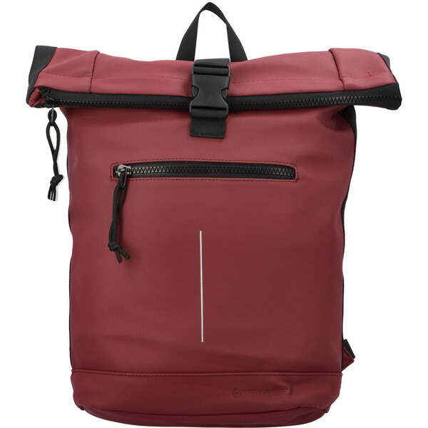 Kombinovaný cestovný batoh tmavočervený - New Rebels Maskach vínová 65349964