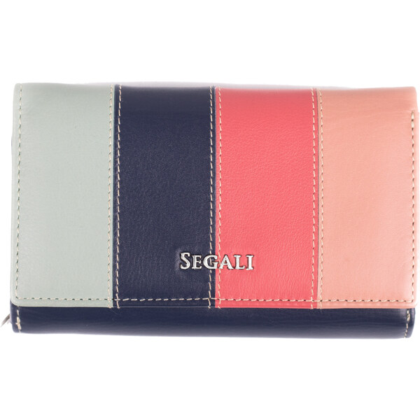 SEGALI Dámska kožená peňaženka 7490 multi 66593675