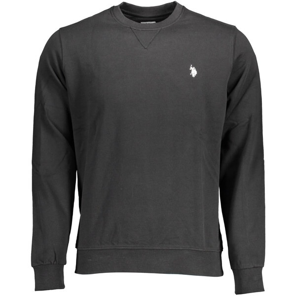US Polo Assn Čierna mikina US Polo bez zipsu 64708675