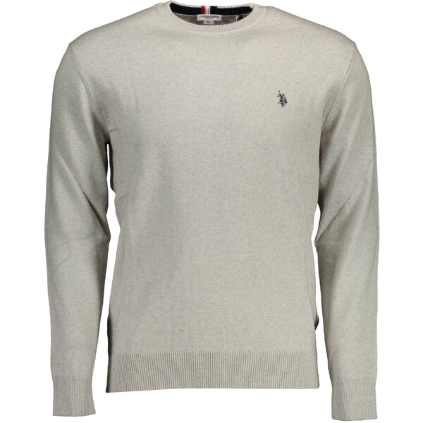 US Polo Assn Pánsky sivý sveter US Polo 64704338