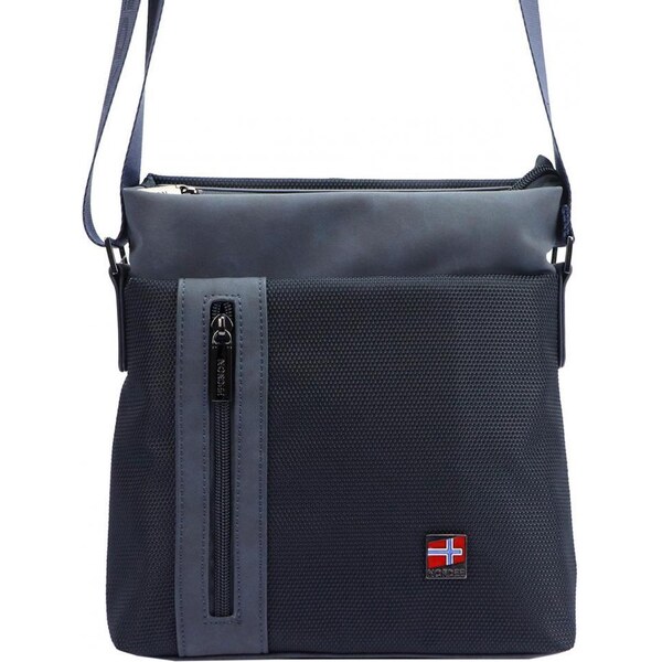 Nordee Pánska crossbody taška 23 x 24 cm modrá 37140608