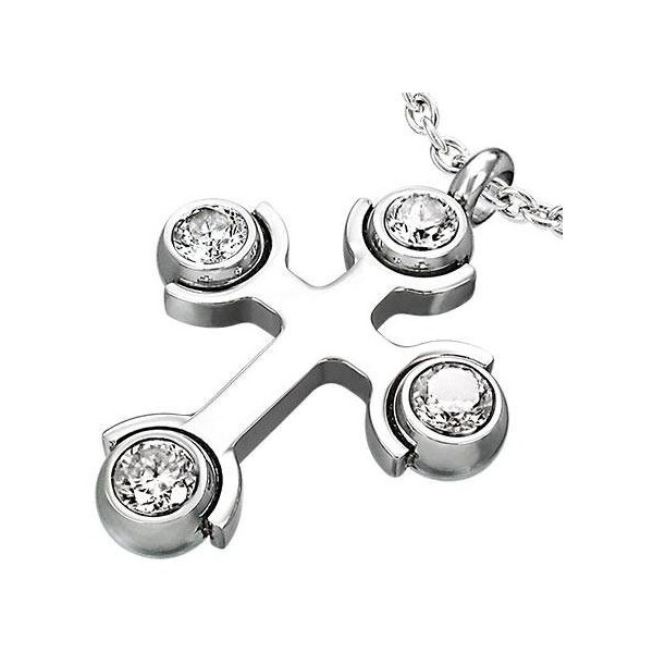 Klenotyn | Prívesok kríž z chirurgickej ocele (KPR050) 37155942