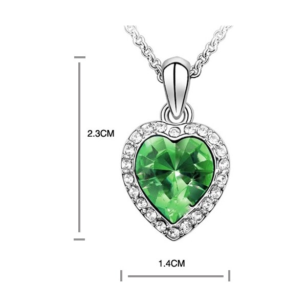 Prívesok srdce Swarovski elements (KPSW029) 37156053