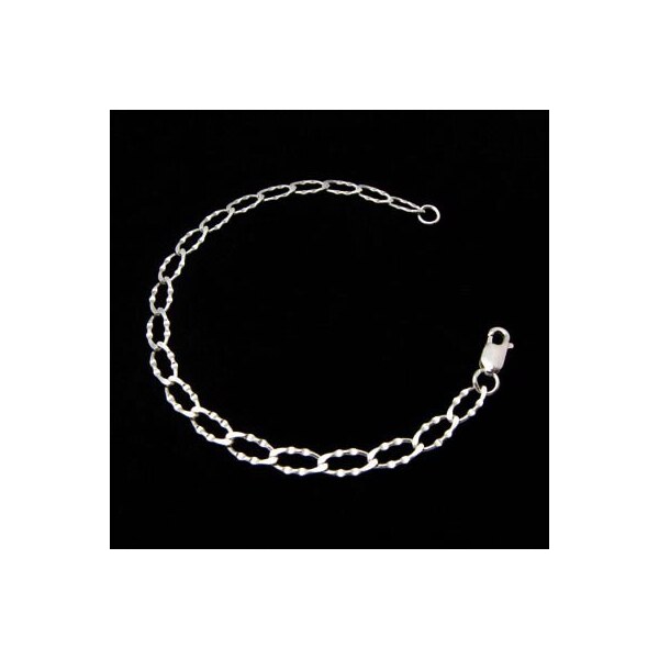 Klenotyn | Strieborná retiazka na ruku (KRNS24) - 17cm 37156124