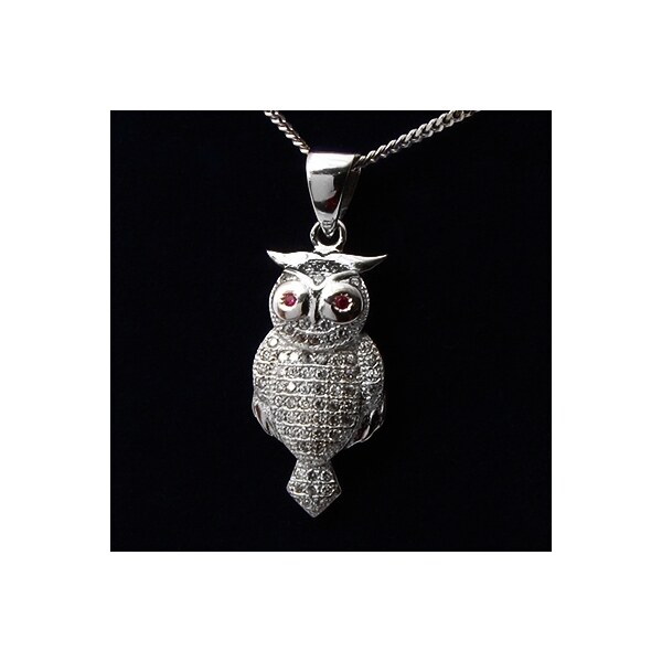 Klenotyn | Prívesok sova zo striebra (KPRS175) 37156160