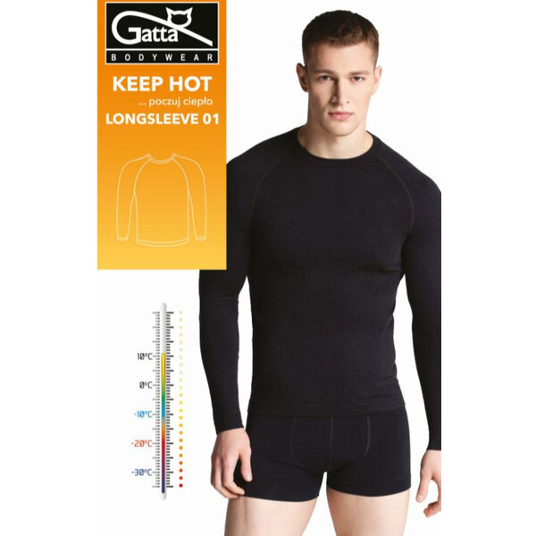 GATTA BODYWEAR Pánsky nátelník LONGSLEEVE MEN 01 KEEP HOT 37163597