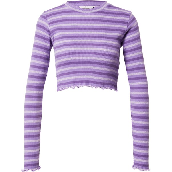 MADS NORGAARD COPENHAGEN Tričko svetlofialová / tmavofialová / biela 39256723