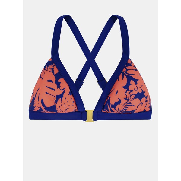 Blue-pink floral top of swimwear DORINA - Women 54997735