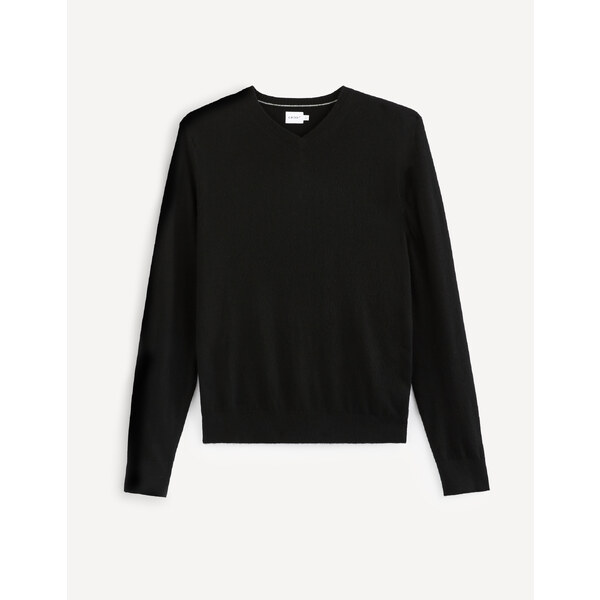 Čierny basic sveter Celio Sebase 56854149